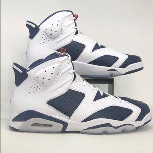 Nike Air Jordan 6 Retro 2024 Olympic CT8529-164 Men’s Sneakers - Size 18 No Box